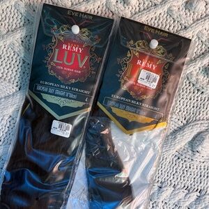 Remy Luv European Silky Straight Human Hair - Dark Brown (1 PACKAGE PER ORDER)